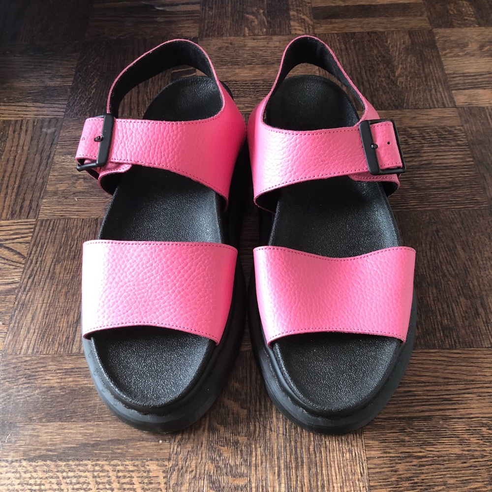 Doc martens pink sandals size 39/8